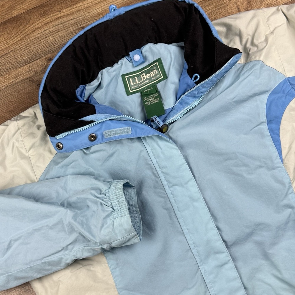 LL Bean Womens Large‎ Jacket Full Zip Winter Coat Detachable Hood